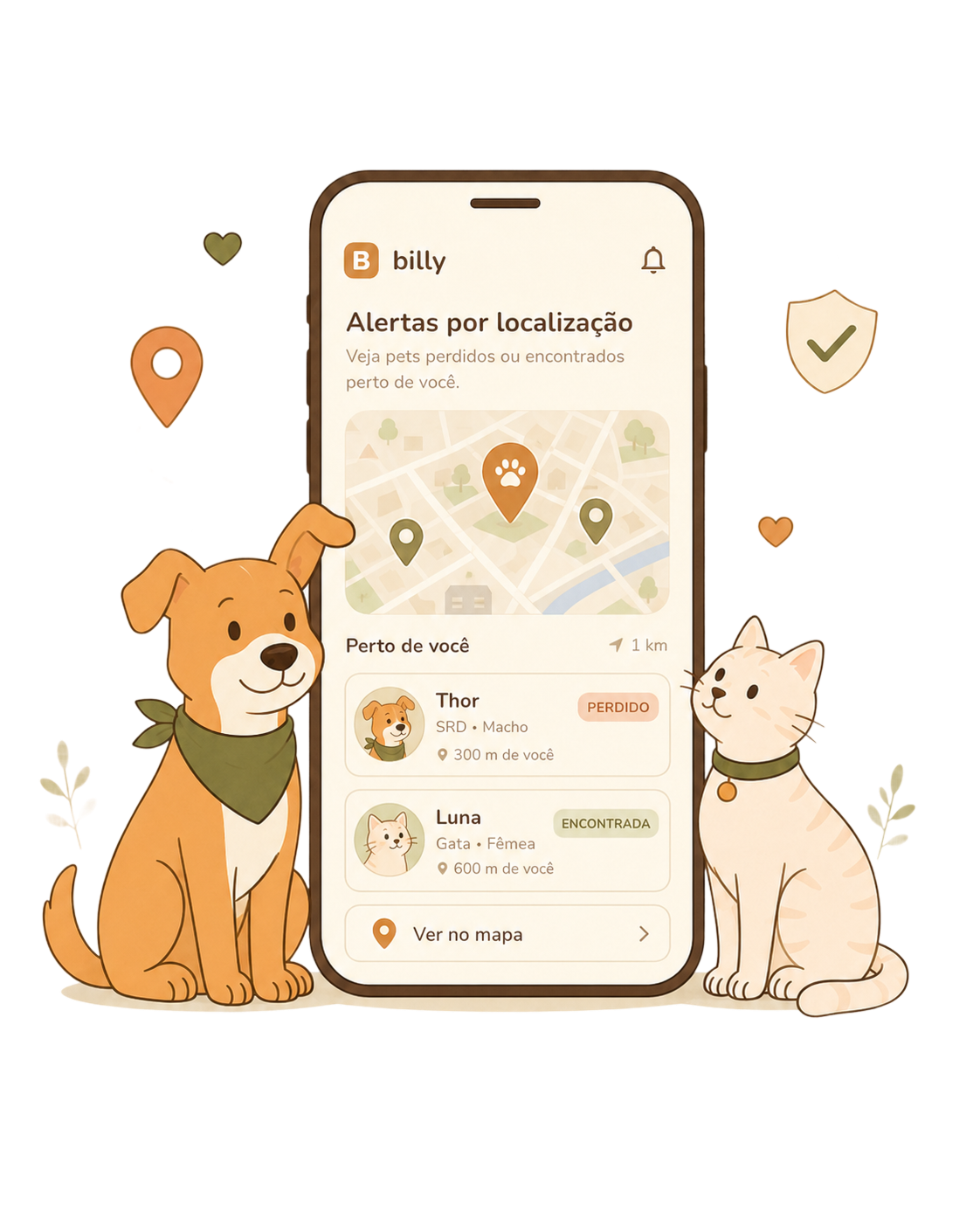 Alertas por localização